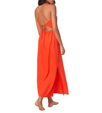 Плажна дълга рокля Триумф beach My Wear Maxi Dress 01 sd оранжева