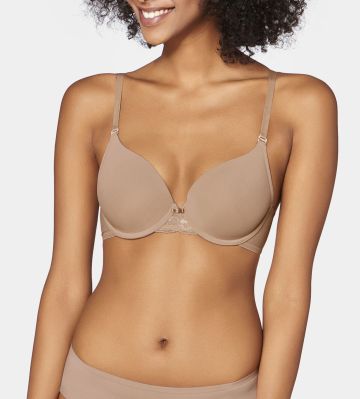 Сутиен Триумф с банел и оформена чашка Lovely Micro WHPM бежов