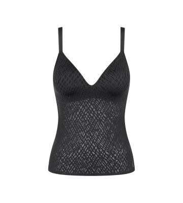 Сутиен Слоги тип потник без балел с оформена чашка с Push Up ефект Zero Feel Bliss The Up Push Up Shirt черен
