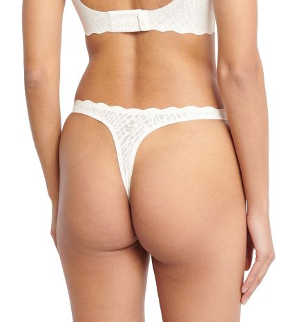 Бикини Слоги тип прашка Sloggi Zero Feel Bliss String копринено бели