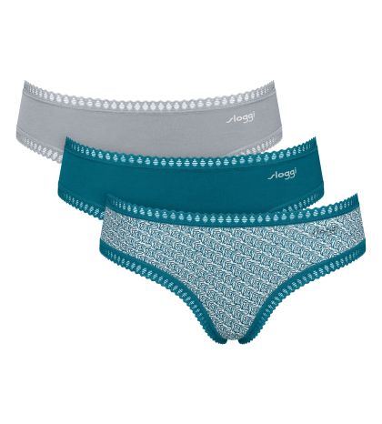 Бикини Слоги тип хипстер Sloggi Go Grush Hipster C3P опаковка от 3 броя