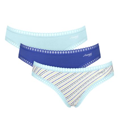 Бикини Слоги класическа кройка  с ниска талия Sloggi Go Grush Mini C3P опаковка от 3 броя