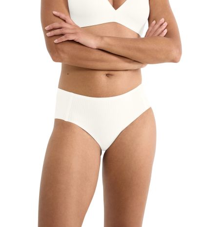 Бикини Слоги тип хипстер Sloggi Zero Feel Pure Hipster копринрно бели