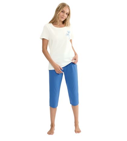 Пижама Триумф с къс ръкав и 3/4 долна част Sets PK Capri X 03