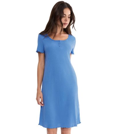 Нощница Триумф с къс ръкав Mix & Mattsh NDK Pointelle