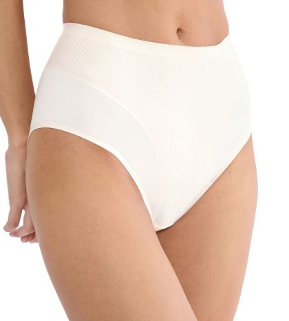 Стягащи бикини класическа кройка Body Make Up Illusion  Curve Maxi цвят екрю