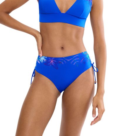 Долна част на бански Триумф със средно висока талия Summer Tropics Midi в синята гама
