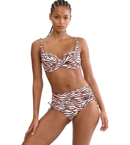 Долна част на бански Триумф с висока талия Summer Wild Maxi в светлата гама