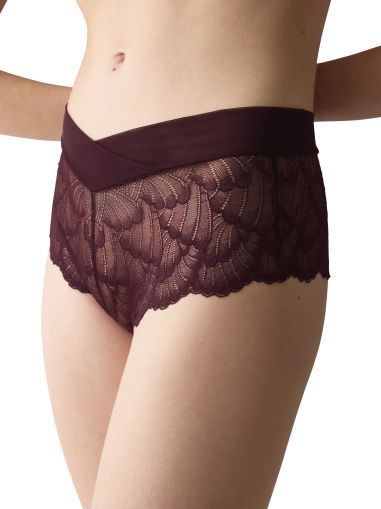 Бикини Триумф тип Хипстер с висока талия Love in Lace Shorty бордо