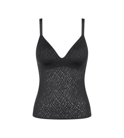 Сутиен Слоги тип потник без балел с оформена чашка с Push Up ефект Zero Feel Bliss The Up Push Up Shirt черен
