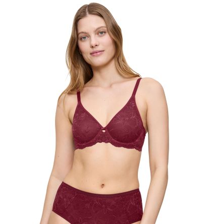 Сутиен Триумф с банел и мека чашка Amourette Charme T W 02 цвят марсала