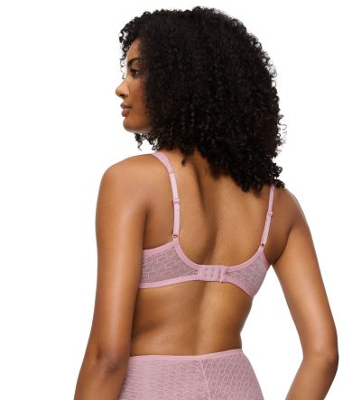 Сутиен Триумф с банел и мека чашка тип минимайзер Signature Sheer W01 бежево розов