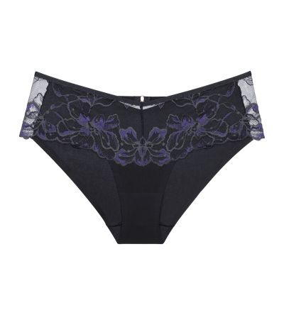 Бикини Триумф сласическа кройка с висока талия Wild Gardenia Florele Maxi черни