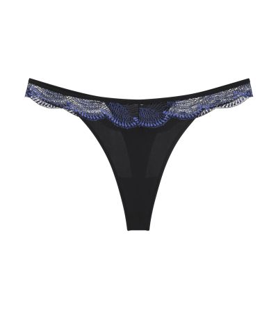 Бикини Тип Прашка Comfort Glam String черни