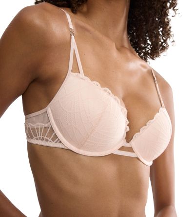 Сутиен триумф с банел и оформена чашка с Push Up ефект That Night in Vegas цвят порцелан