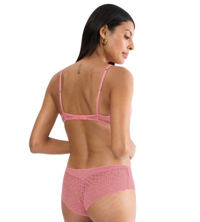 Сутиен триумф с банел и оформена чашка с Push Up ефект That Night in Vegas цвят дива роза 