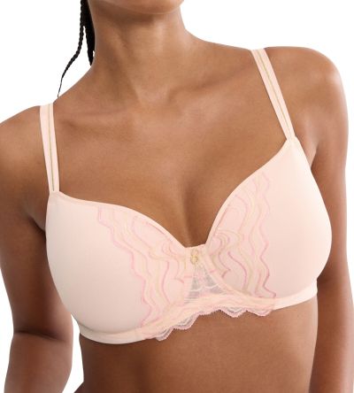 Сутиен Триумф с банел и оформена чашка Palina Waves of Glow WP цвят порцелан 