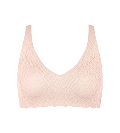 Сутиен Слоги без банел с оформена чашка Sloggi Zero Feel Bliss Soft Bra нежно розов