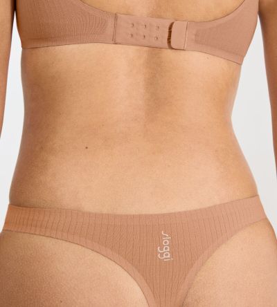 Бикини Слоги тип прашка Sloggi Zero Feel Pure String копринено бежови