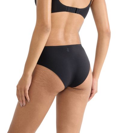 Бикини Слоги класическа кройка Sloggi zero Feel Pure High Leg Tai черни 