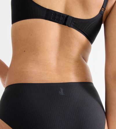 Бикини Слоги класическа кройка Sloggi zero Feel Pure High Leg Tai черни 