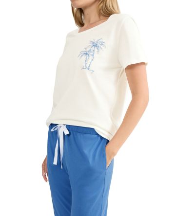 Пижама Триумф с къс ръкав и 3/4 долна част Sets PK Capri X 03