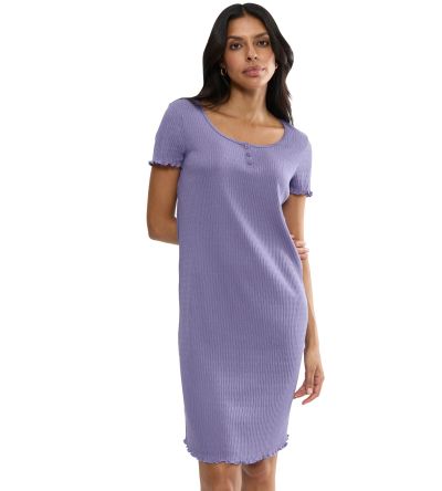 Нощница Триумф с къс ръкав Mix & Mattsh NDK Pointelle