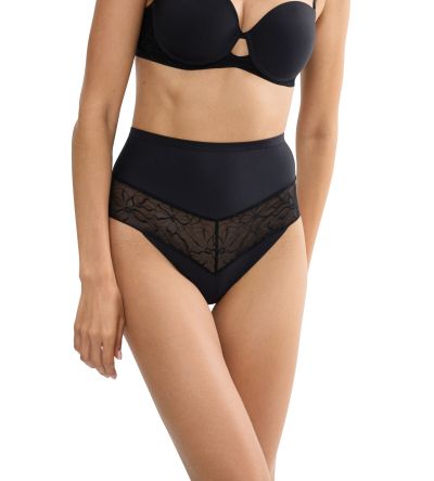 Стягащи бикини тип прашка с висока талия Comfort Contour Highwaist String черни