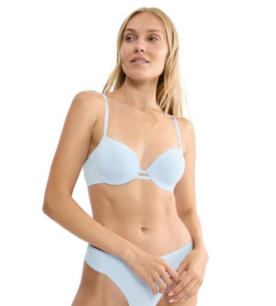 Сутиен триумф с банел и оформени чашки Body Make Up Illusion WHP светло син