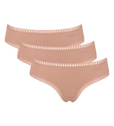 Бикини Слоги тип хипстер Sloggi Go Grush Hipster C3P опаковка от 3 броя бежови