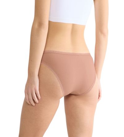 Бикини Слоги класическа кройка  с ниска талия Sloggi Go Grush Mini C3P опаковка от 3 броя бежови