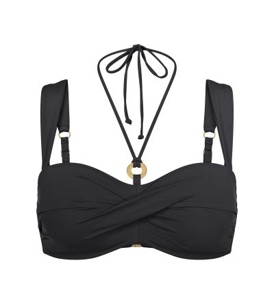 Горна част на бански Триумф без банел с оформена чашка Summer Twist DP черен