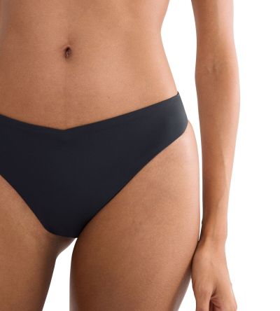 Долна част на бански Триумф тип бразилска прашка Summer Twist Brazilian черна 