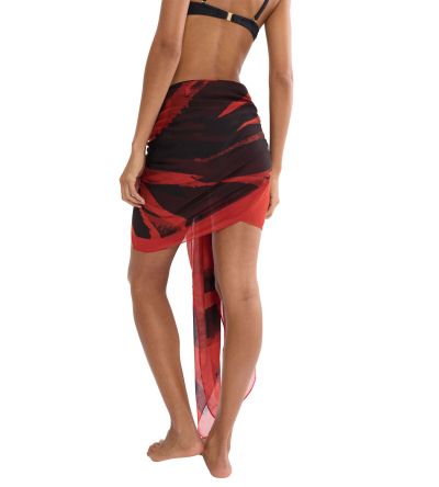 Парео Триумф Beach My Wear Pareo  в зелената в кафяво-оранжевата гама