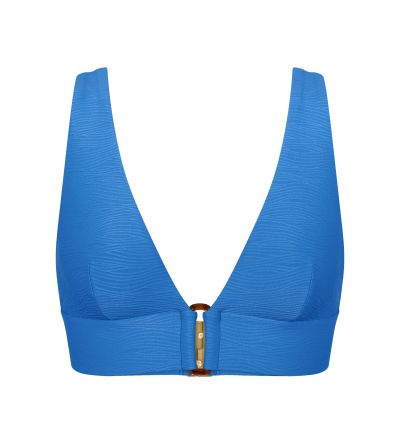 Горна част на бански Триумф без банел с оформена чашка Summer Dune P синя