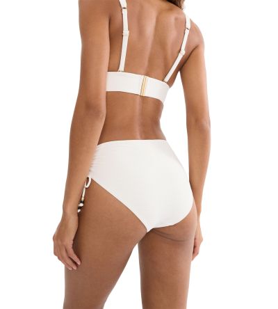 Долна част на бански Триумф класическа кройка Summer Dune Midi копринено бяла