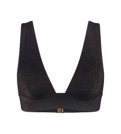 Горна част на бански Триумф без банел с оформена чашка Summer Sunset P черен