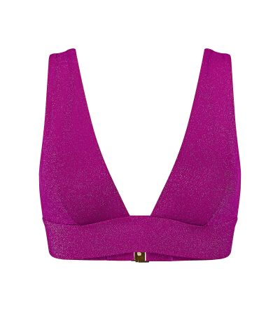 Горна част на бански Триумф без банел с оформена чашка Summer Sunset P цвят малина