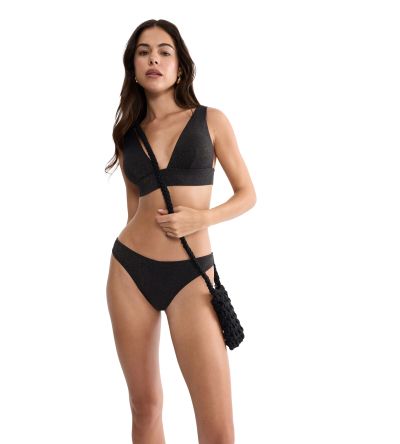 Долна част на бански Триумф тип бразилска прашка Summer Sunset Brazilian 01 черна