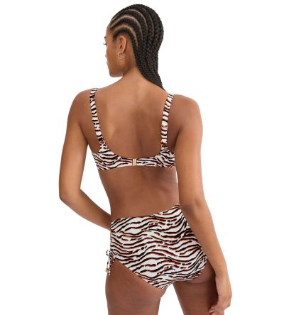 Горна част на бански Триумф с банел и оформена чашка Summer Wild WP в светлата гама