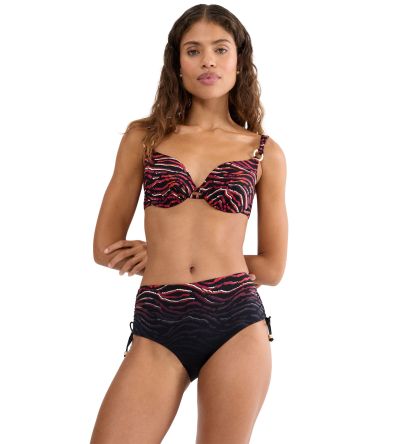 Долна част на бански Триумф с висока талия Summer Wild Maxi в тъмната гама