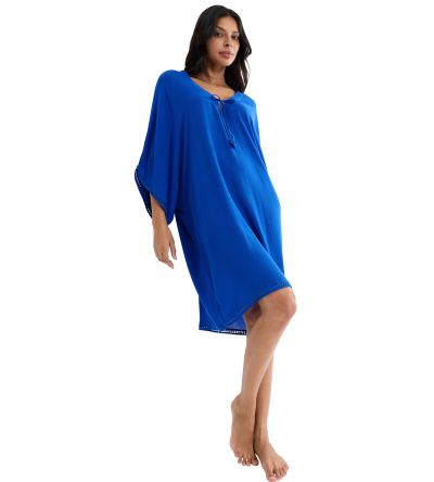 Плажна рокля Триумф Beach My Wear Kaftan наситено синя