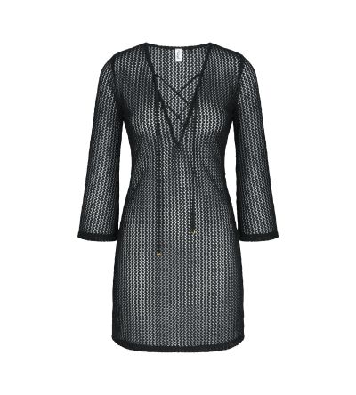 Плетена плажна рокля Триумф Beach My Wear Crochet Short Dress черна