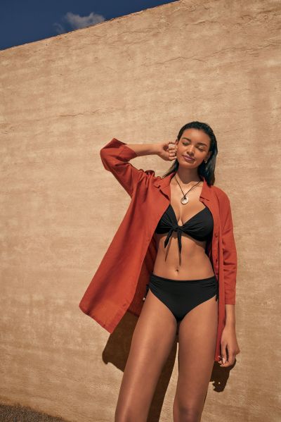 Дълга Плажна риза Summer Wear Boyfriend Shirt 01 оранжева