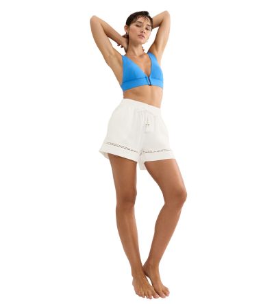 Шорти Триумф Summer Wear Shorts копринено бели