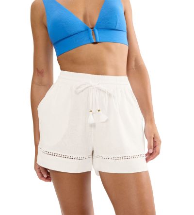 Шорти Триумф Summer Wear Shorts копринено бели