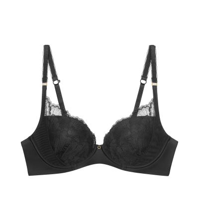 Сутиен Триумф с банел и оформена чашка Love in Lace WP черен 