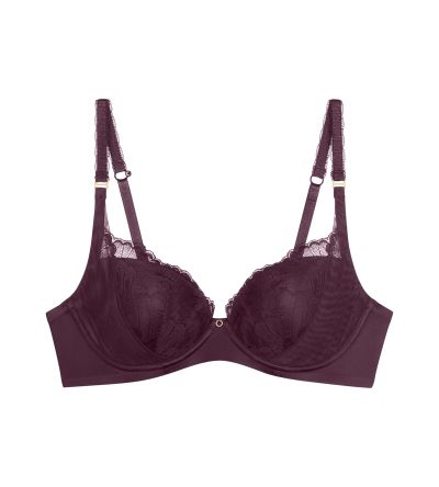 Сутиен Триумф с банел и оформена чашка Love in Lace WP бордо