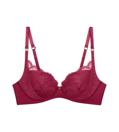 Сутиен Триумф с банел и оформена чашка Love in Lace WP червен