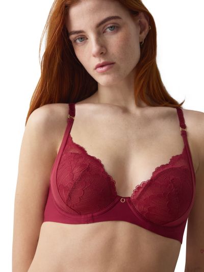 Сутиен Триумф с банел и оформена чашка Love in Lace WP червен